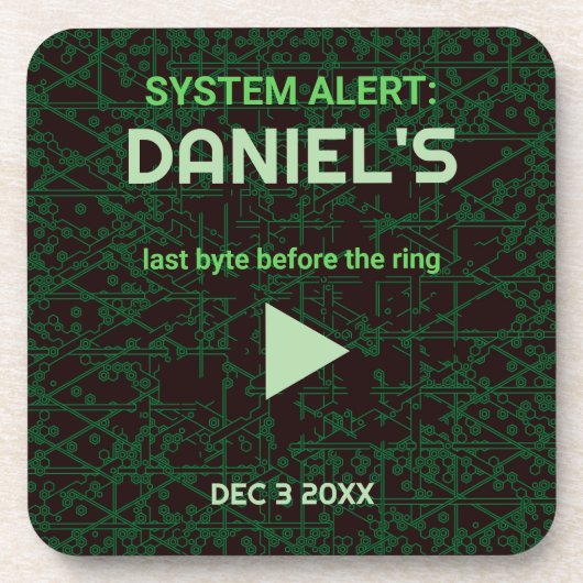 Tech Code Party Drink Coaster コースター (正面)