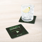 Tech Code Party Drink Coaster スクエアペーパーコースター (インサイチュ)