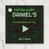 Tech Code Party Thank You Tag フェイバータグ (正面)