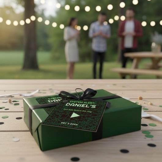 Tech Code Party Thank You Tag フェイバータグ