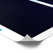 tech employee of the month display for 4x6 photos ポスター (角)