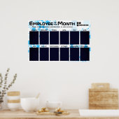 tech employee of the month display for 4x6 photos ポスター (キッチン)