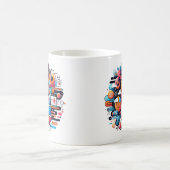 Tech Fusionデザインモダンfor Eutitic Tee コーヒーマグカップ (中央)