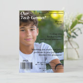 Tech Genius誌の表紙 シーズンカード (スタンド正面)