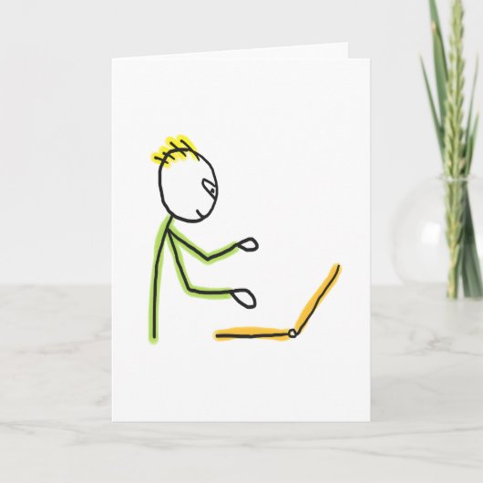 Tech Guy Stickman カード (正面)