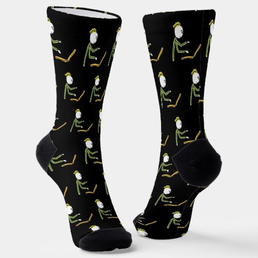 Tech Guy Stickman ソックス (傾斜あり)