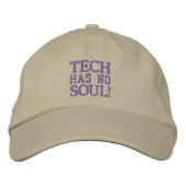TECH HAS NO SOUL! キャップ (正面)