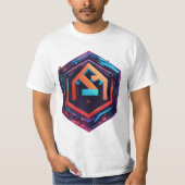 Tech Hexロゴ Tシャツ (正面)