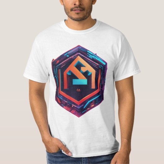 Tech Hexロゴ Tシャツ (正面)