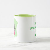 Tech Humor Pig Design -System Powered Down マグカップ (中央)