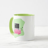 Tech Humor Pig Design -System Powered Down マグカップ (正面左)