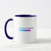 Tech-Inspired Aesthetic Motivation Booster Mug マグカップ (左)