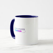 Tech-Inspired Aesthetic Motivation Booster Mug マグカップ (正面左)
