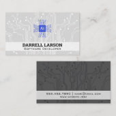 Tech Logo | Ai | Robotics Background 名刺 (正面/裏面)