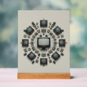 Tech Mandala: A Fusion of Eras アクリルサイン (ニュートラル)