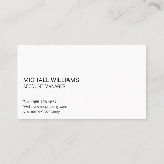 Tech Modern Finance Logo  名刺 (裏面)