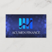 Tech Modern Finance Logo  名刺 (正面)