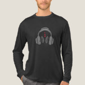 Tech Music Minimalist Headphones トライブレンドＴシャツ (正面)