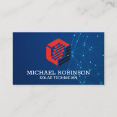 Tech Nodes Logo | Networking Background 名刺 (正面)