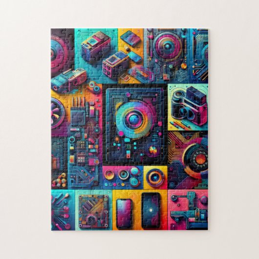 Tech Puzzles ジグソーパズル (縦)