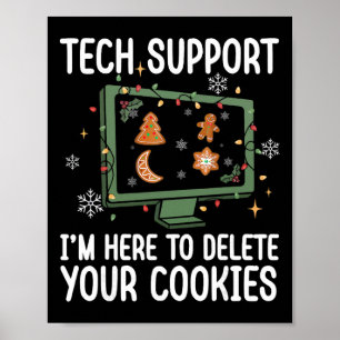Tech Support クッキーを削除します クリス ポスター