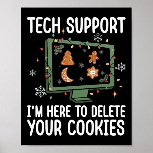 Tech Support クッキーを削除します クリス ポスター (正面)