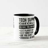 TECH SUPPORT CHECKLIST マグカップ (正面右)