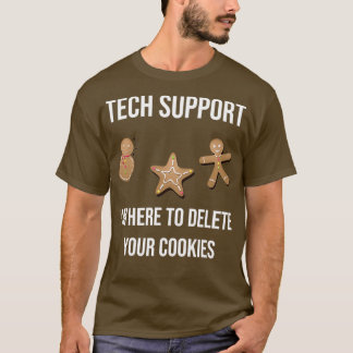 Tech Support ImでCookieプログラムを削除する Tシャツ
