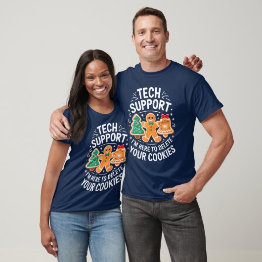 Tech Support Im Here to Delete Your Cookies Christ Tシャツ (ユニセックス)