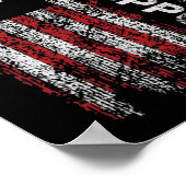 Tech Support Us Flag White House Tech Support D.o. ポスター (角)