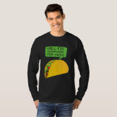 Tech SupporterがComputer Tacos Laptop Repを修正 Tシャツ (正面フル)