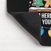 Tech Suprt クッキーを削除しますクリスマス マウスパッド (コーナー)