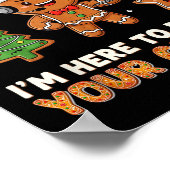 Tech Suprt Christmas Cookies Women Men Funny Chris ポスター (角)