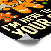 Tech Suprt I'm Here To Delete Your Cookies Funny X ポスター (角)