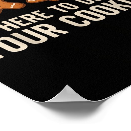 Tech Suprt I'm Here To Delete Your Cookies Men Fun ポスター (角)