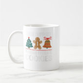 Tech Suprt I'm Here To Delete Your Cookies Xmas Ch コーヒーマグカップ (左)