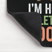 Tech Suprt I'm Here To Delete Your Cookies Xmas Ch マウスパッド (コーナー)