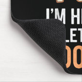 Tech Suprt I'm Here To Delete Your Cookies Xmas Ch マウスパッド (コーナー)