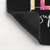 Tech Suprt Tie Dye Back To School Women Appreciati マウスパッド (コーナー)