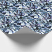 Tech Triangle Crystal: 3D背景 ラッピングペーパー (角)