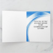 Tech wave 10年従業員記念賞 カード (内部)