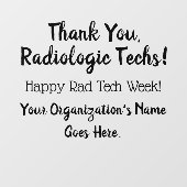 Tech Week素晴らしいに感謝 ウィンドウサイン (シート)