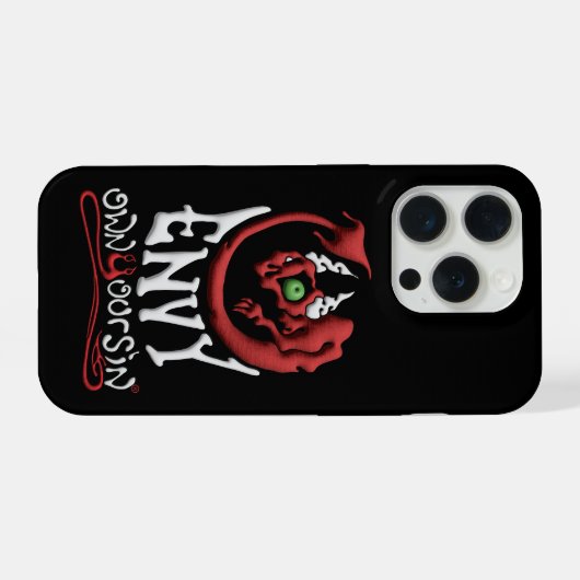 Tech Your Sin Envy iPhoneケース (裏面横)