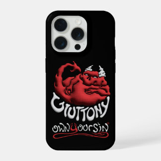 Tech Your Sin Gluttony iPhone 15 Proケース