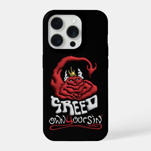Tech Your Sin Greed iPhoneケース (裏面)