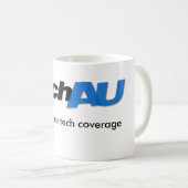 techAUのコーヒー・マグ コーヒーマグカップ (正面右)