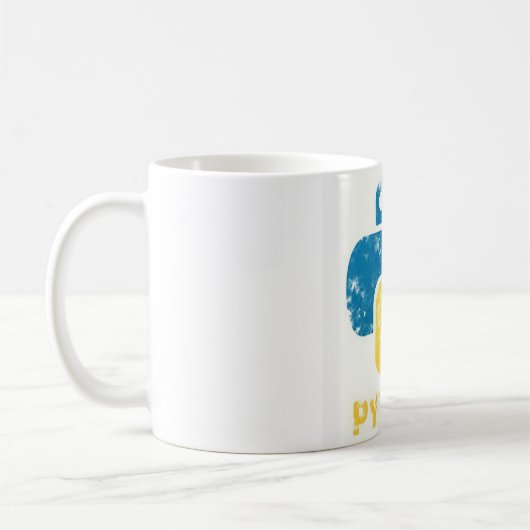 "TechBrewの熟練度: Pythonインスパイア- Mugs for Devs" コーヒーマグカップ (左)