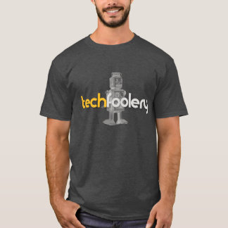Techfooleryのロボットロゴ-人 Tシャツ