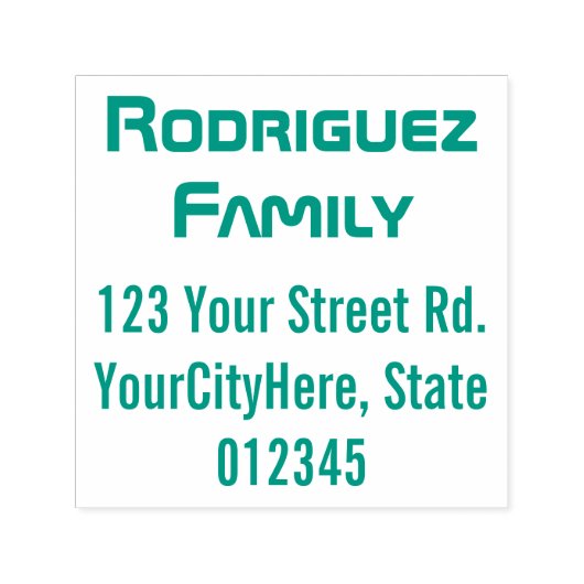 TechieとNerdyの名前とアドレス セルフインキングスタンプ (デザイン)