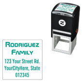 TechieとNerdyの名前とアドレス セルフインキングスタンプ (インサイチュ)